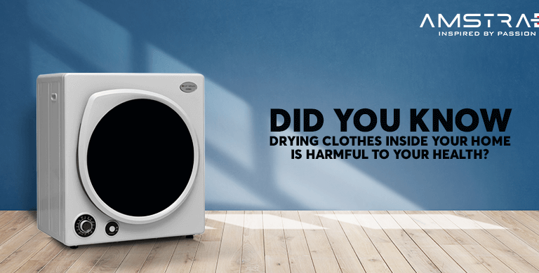 Did you know drying clothes inside your home is harmful to your
