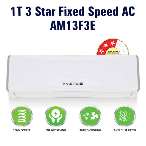 Amstrad 3 Star 1 Ton Fixed Speed AC AM20F3E