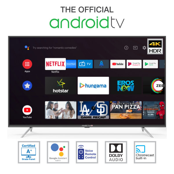 Amstrad Official Android 4K LED TV