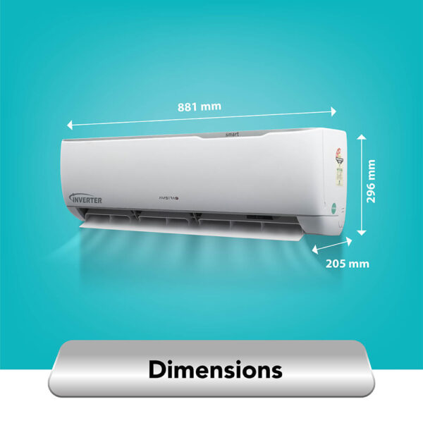 amstrad 1 ton 3 star smart wifi ac air-conditioner