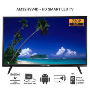 Amstrad 32 Inch Smart LED TV with Voice Remote