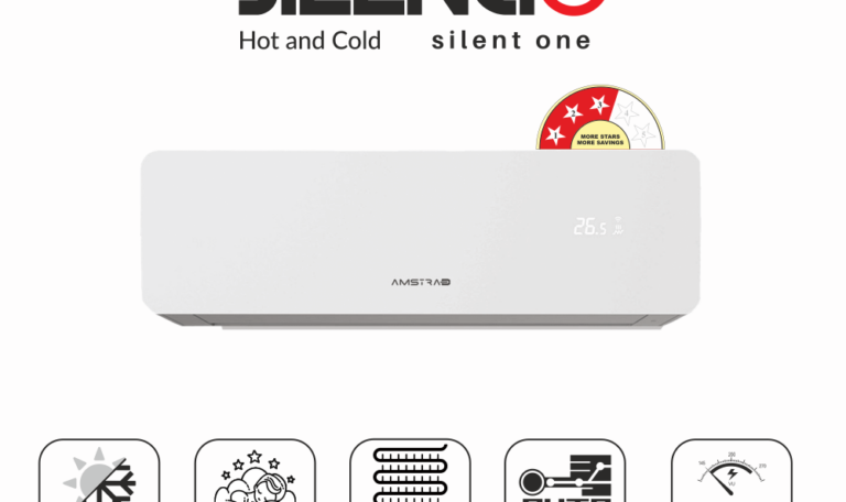 Amstrad Silencio Hot & Cold AC 1.5 Ton 3 Star Inverter Split Air ...