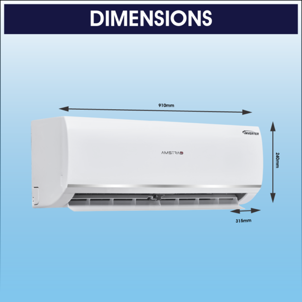 Amstrad Global Series AC 1.5 Ton 3 Star Inverter Split Air Conditioner - AMS20Gi3C - Image 3