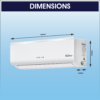 Amstrad Megalo Series AC 1 Ton 5 Star Inverter Split Air Conditioner - AMSi1353 - Image 3