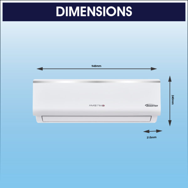 Amstrad Perfecto Series AC 1.5 Ton 3 Star Inverter Split Air Conditioner - AMSi2032 - Image 3