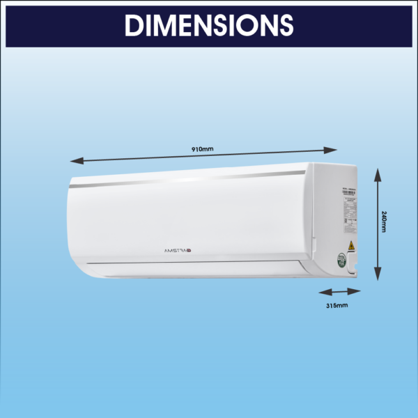 Amstrad Platino Series AC 1.5 Ton 3 Star Non-Inverter Split Air Conditioner – AMSF2034C - Image 3
