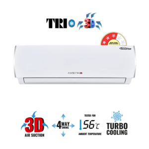 Amstrad Trio 3D Series AC 1.0 Ton 3 Star Inverter Split Air Conditioner – AMS13S3DiC