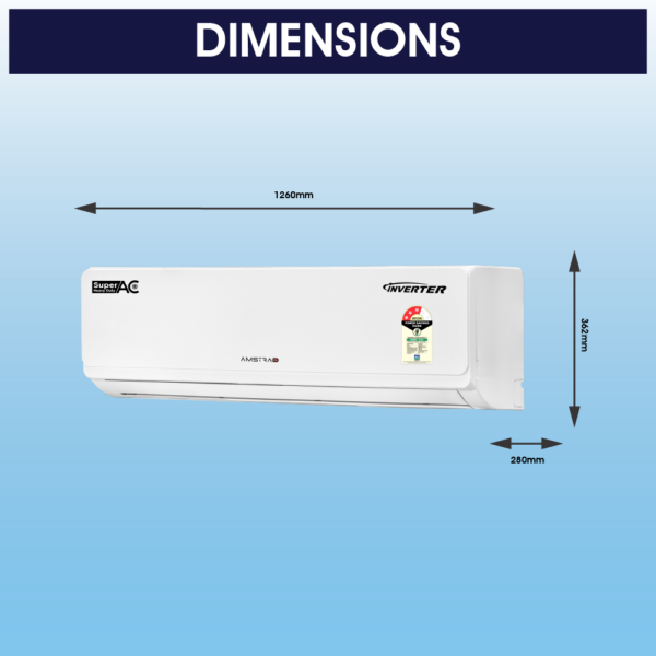 Amstrad Viraat Series 2.5 Ton 3 Star Super Heavy Duty Split Inverter Air Conditioner - AMSi2731260ASHD - Image 3