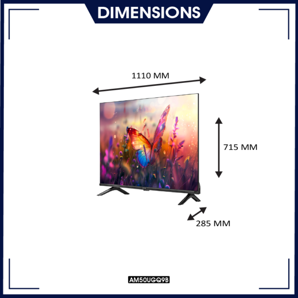 Amstrad 50 Inch HD Google TV - AM50UGQ9B - Image 3