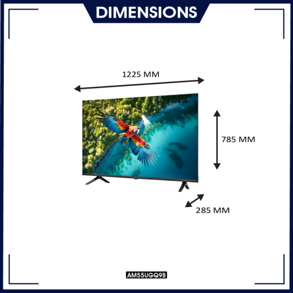 Amstrad 55 Inch HD Google TV - AM55UGQ9B - Image 3