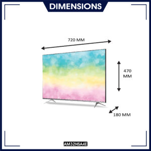 Amstrad 32 Inch HD Smart LED TV - AM32HSA4E
