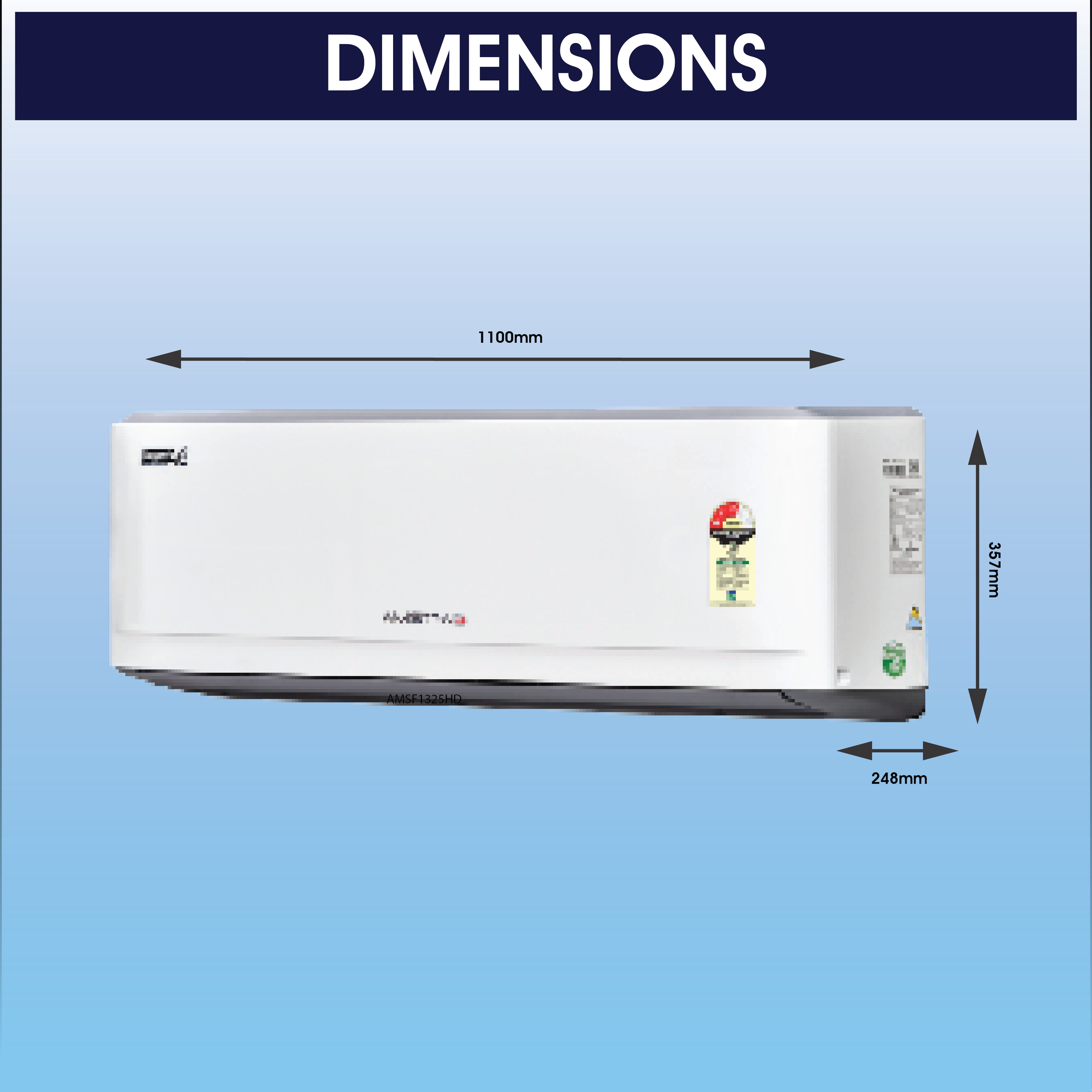Amstrad Jumbo Series 2 Ton 3 Star Inverter Heavy Duty Split Air Conditioner - AMSi2632SHD - Image 3