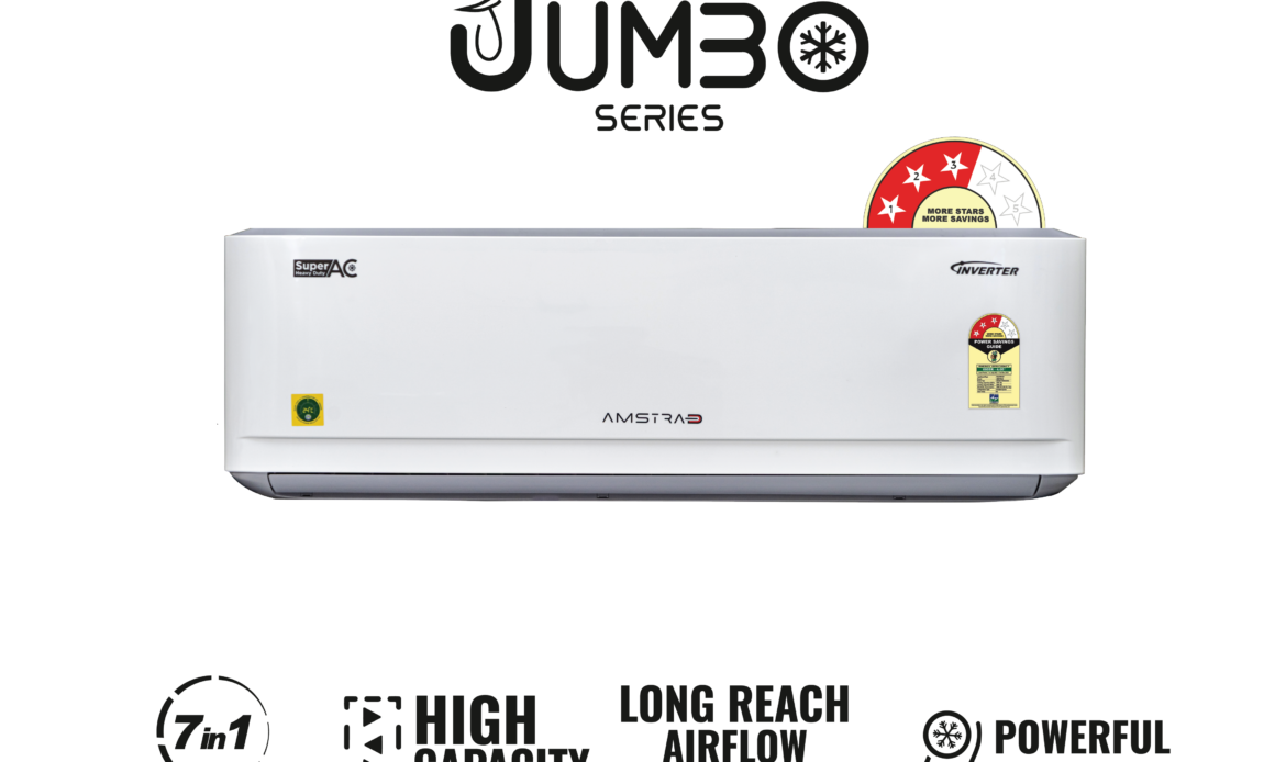 Amstrad Jumbo Series 1.6 Ton 3 Star Inverter Super Heavy Duty Split AC