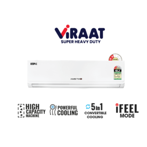 Amstrad Viraat Series 2 Ton 2 Star Super Heavy Duty Non Inverter Split Air Conditioner - AMSF2721260ASHD (2026 Star Rating)