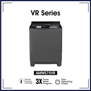 Amstrad 75 kg Semi Automatic Washing Machine – AMWS75VR