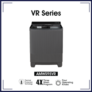 Amstrad 95 kg Semi Automatic Washing Machine – AMWS95VR