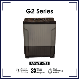 Amstrad 14 kg Semi Automatic Washing Machine – AMWS14G2